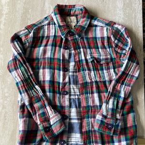 PEEK plaid flannel boys shirt
